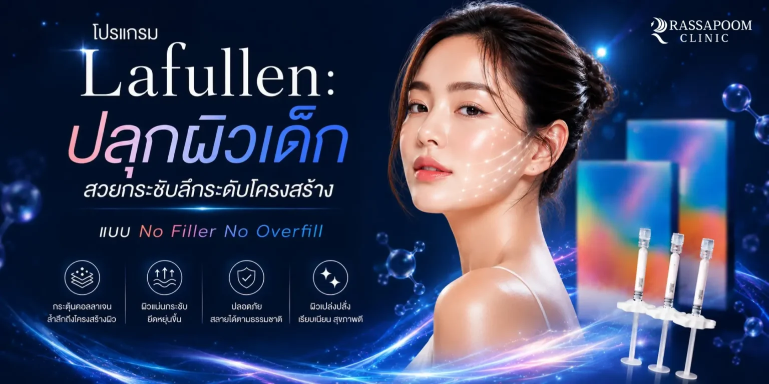 โปรแกรม Lafullen: ปลุกผิวเด็ก สวยกระชับลึกระดับโครงสร้าง แบบ No Filler No Overfill